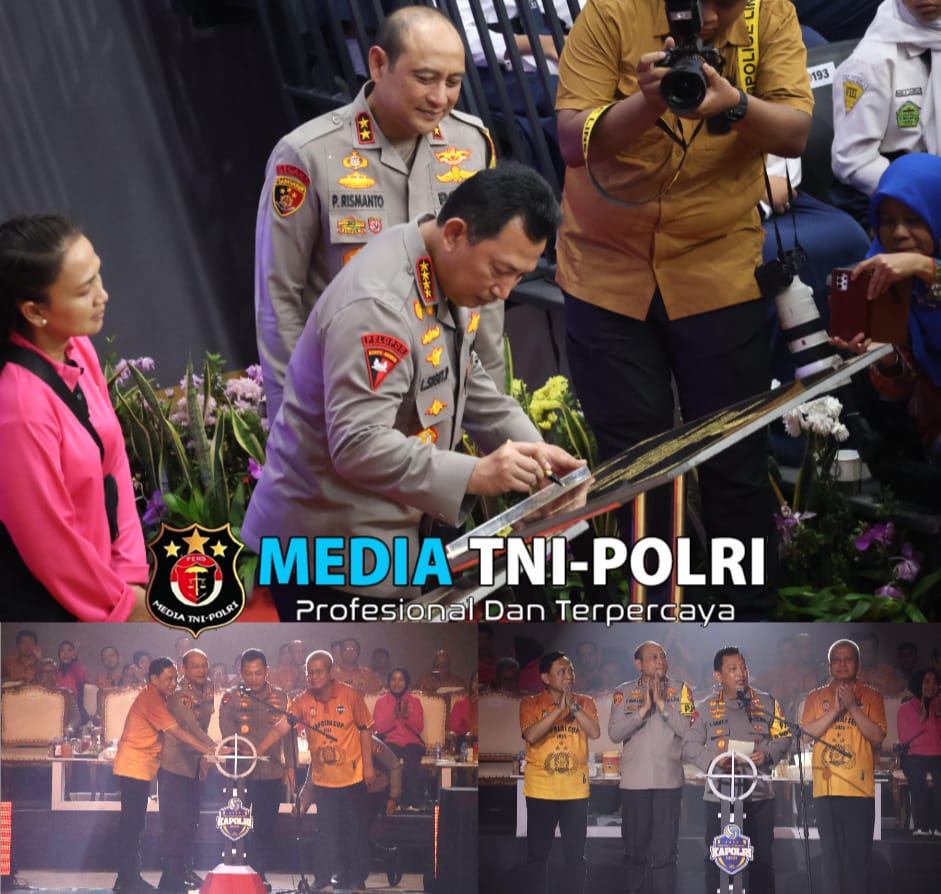 Kapolri Tutup Langsung Turnamen Bola Voli Sekaligus Resmikan Pembangunan Sumur Bor Dan Filtrasi Air Bersih Layak Minum Di Kalimantan Barat