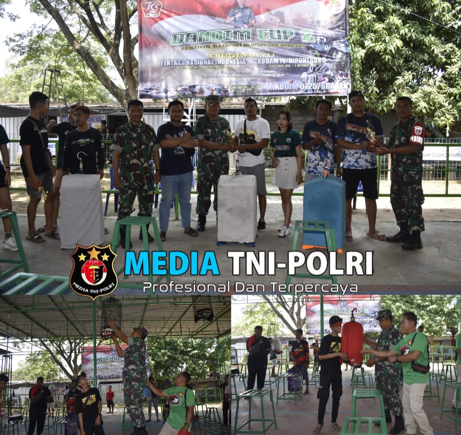 Murai batu hingga sogon adu nyanyian meriahkan lomba kicau HUT TNI