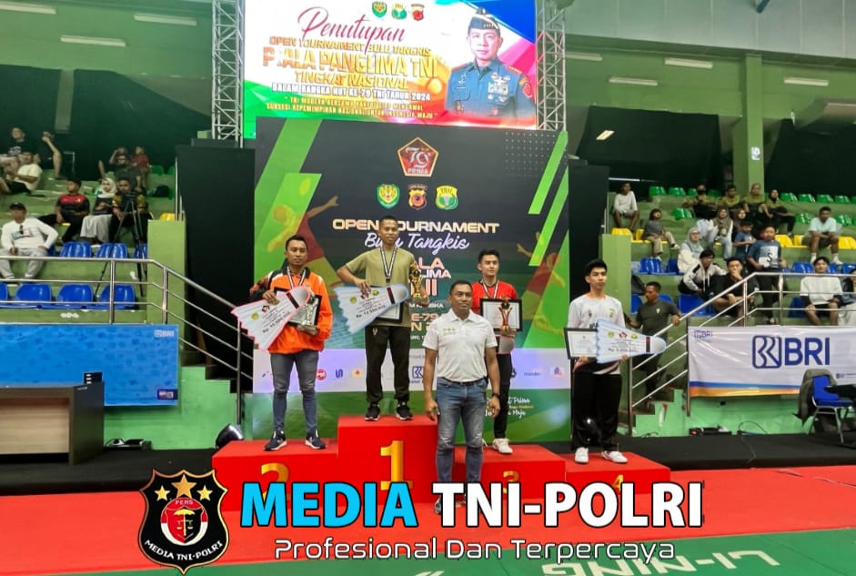 Atlet Bulutangkis Lantamal XIV Raih Medali Perak di Piala Panglima TNI 2024