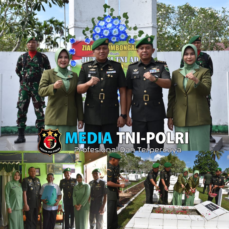 Zidam XVIII/Kasuari Peringati HUT Ke-79 Zeni AD dengan Ziarah ke TMP Trikora dan Bagikan Bingkisan kepada Pensiunan