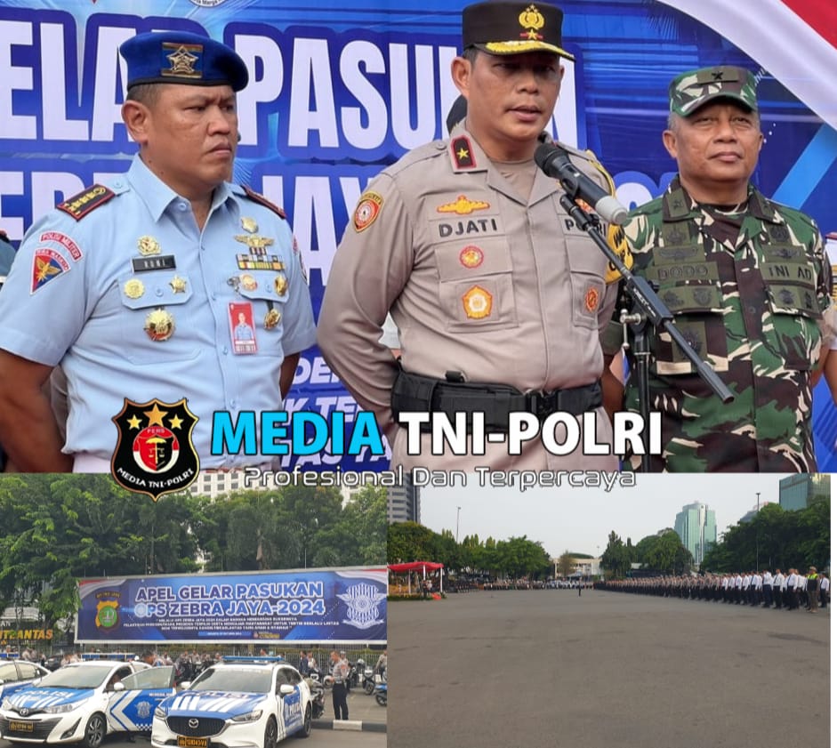 Danpom Koops Udara I Hadiri Apel Gelar Pasukan Operasi Zebra Jaya Tahun 2024