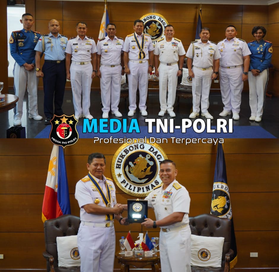 Perkuat Hubungan Diplomasi, Pangkoarmada III Kunjungi Headquarters of the Philippines Navy (HPN)