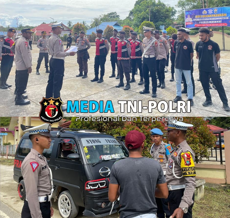 Polres Maybrat Gelar Operasi Zebra 2024, Tingkatkan Keselamatan Berkendara