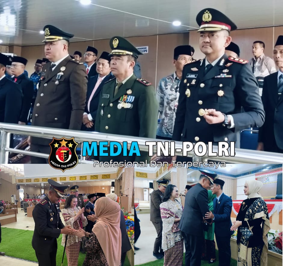 Kapolres Mesuji AKBP Muhammad Harris S.H, S.IK, M.IK Menghadiri Rapat Paripurna Pengangkatan dan Pengucapan Sumpah Janji Ketua DPRD Mesuji