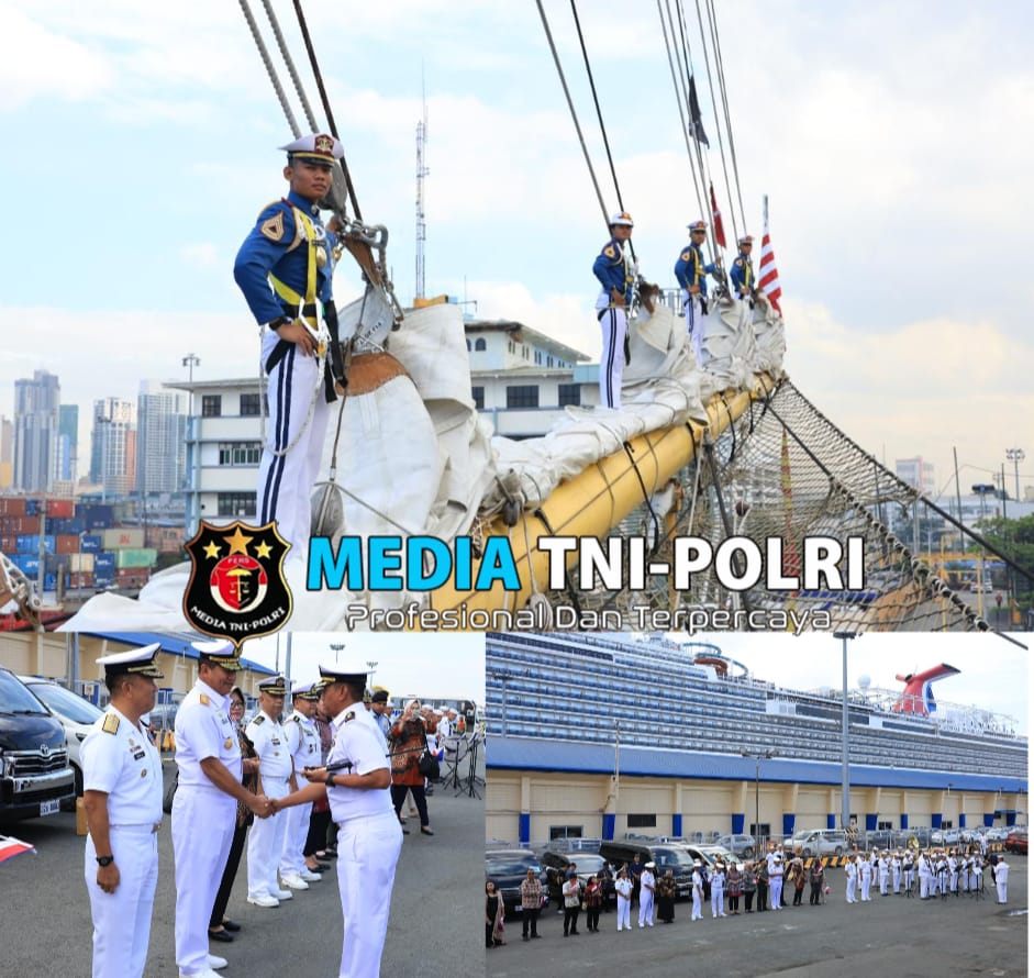 Pangkoarmada III Melepas KRI Bima Suci Kembali Ke Tanah Air