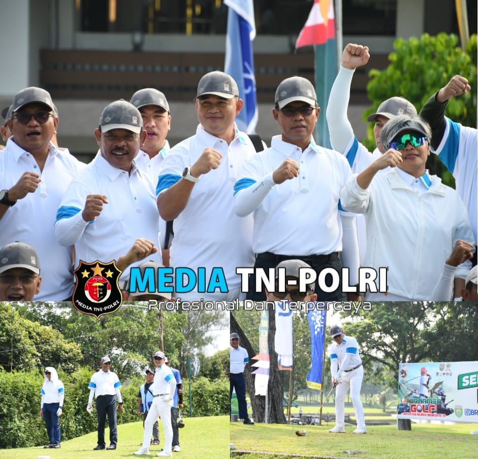Danrem 044/Gapo Hadir Meriahkan Turnamen Golf Piala Pangdam II/Swj