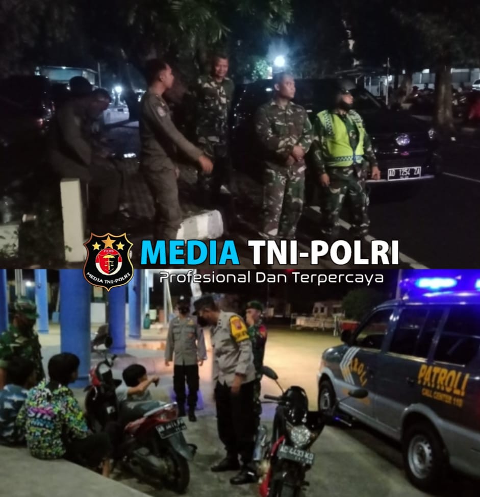 Ciptakan Kondusifitas Wilayah Babinsa dan Polsek Boyolali Kompak Patroli