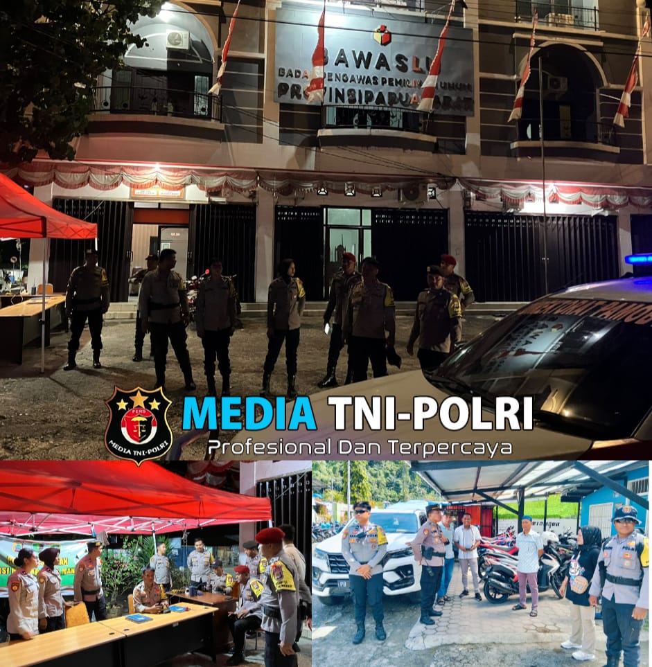 Jaga Kondusifitas Selama Pilkada Serta Pelantikan Presiden dan Wakil Presiden, Personil OMP Polda Papua Barat Gencar Laksanakan Patroli