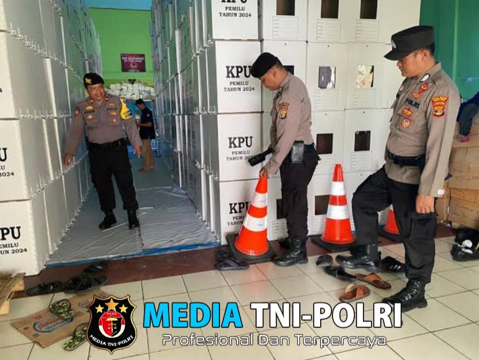 Polresta Bandar Lampung Pastikan Keamanan Gudang Logistik Pilkada 2024