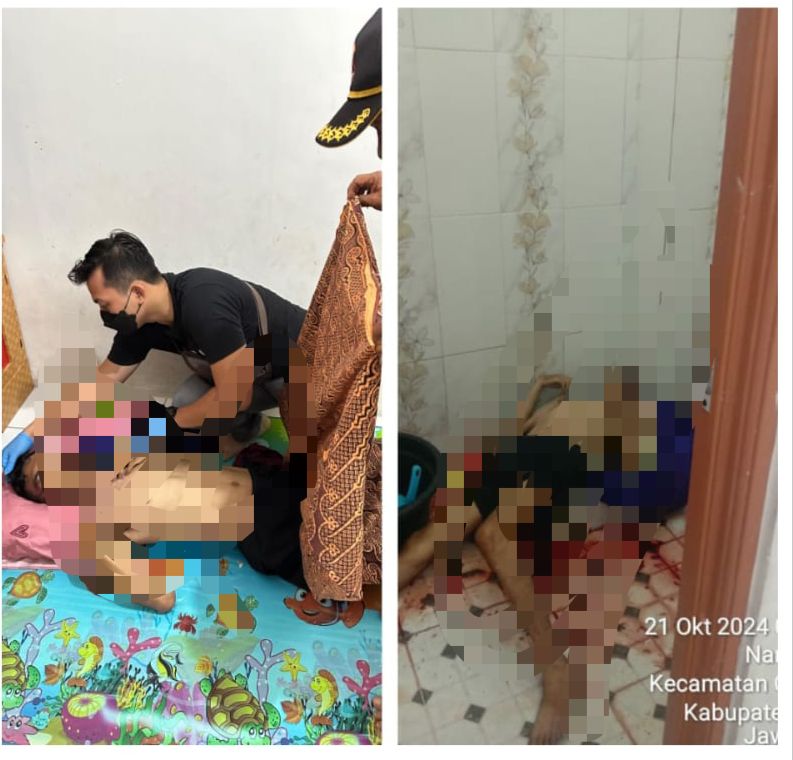 Polsek Cibinong Bersama Team Inafis Polres Bogor dan Instansi Terkait Olah TKP Terkait Penemuan Jenazah Dalam Keadaan Meninggal Dunia Didalam Rumahnya Diduga Sakit