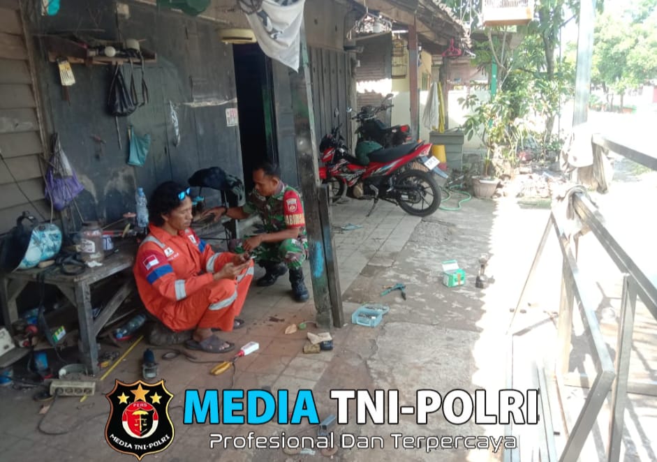 Babinsa Motivasi Usaha Kecil Menengah Warga Desa Kunti