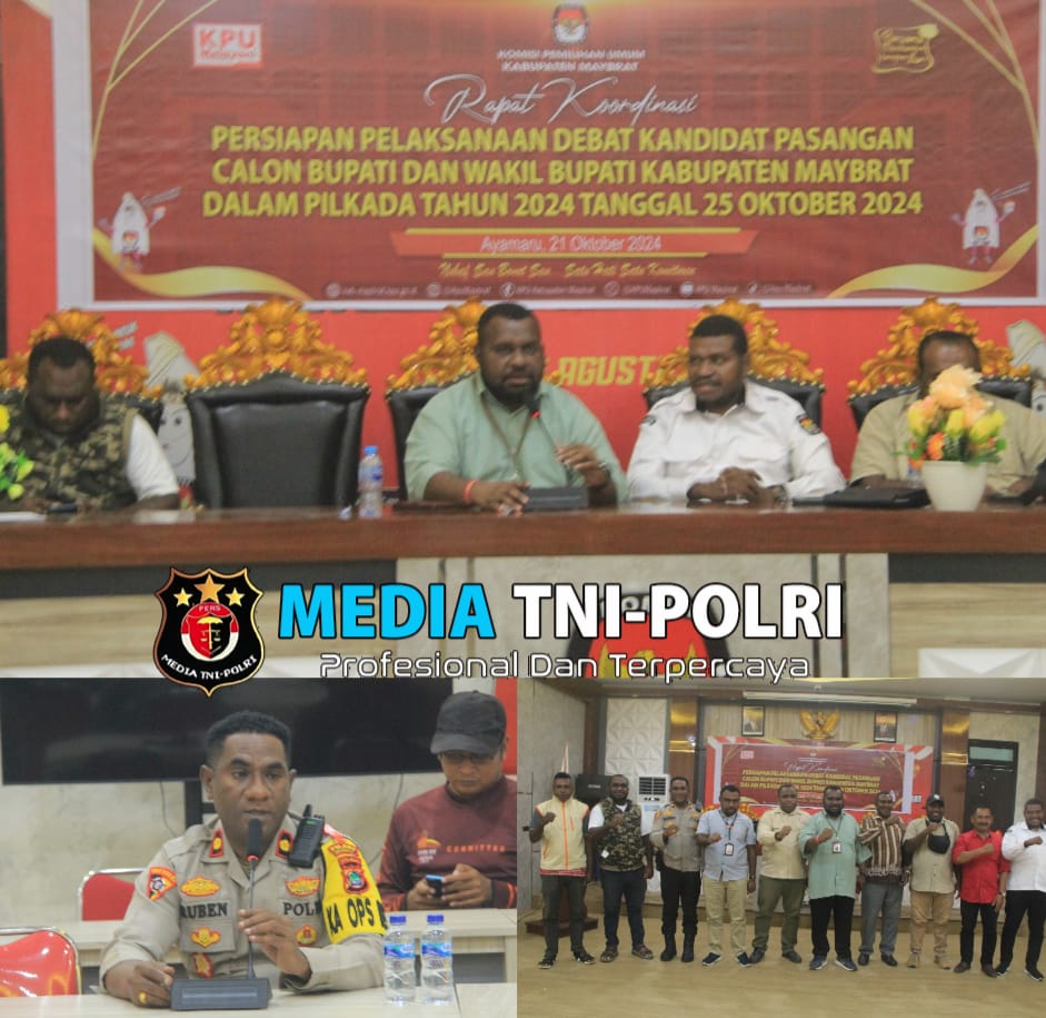 Kapolres Maybrat Pastikan Keamanan Jelang Debat Kandidat Pilkada 2024