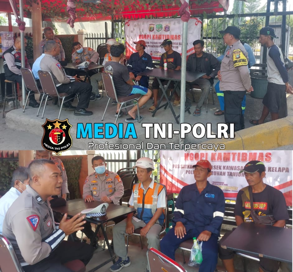Ngopi Kamtibmas Polsek Kawasan Sunda Kelapa Jaga Stabilitas dan Moralitas