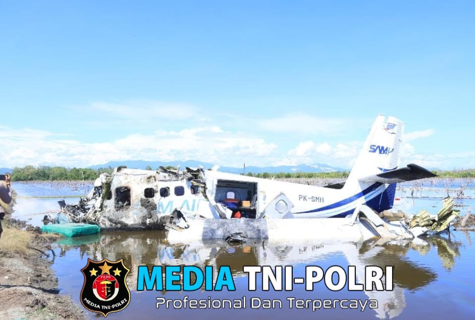 Polda Gorontalo Kerahkan Tim Inafis Lakukan Identifikasi Korban Pesawat Jatuh di Pohuwato