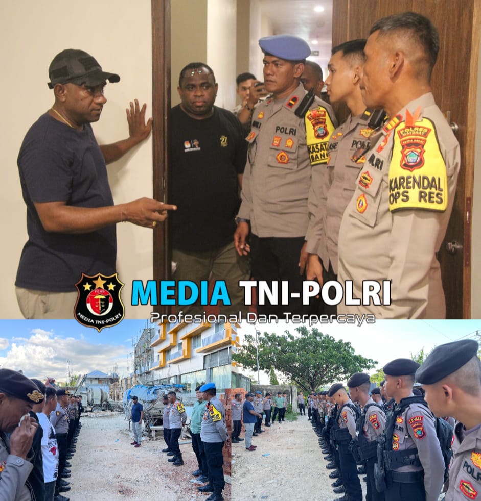 Siap Amankan Debat Pilkada Kapolres Maybrat Tinjau Persiapan Pengamanan