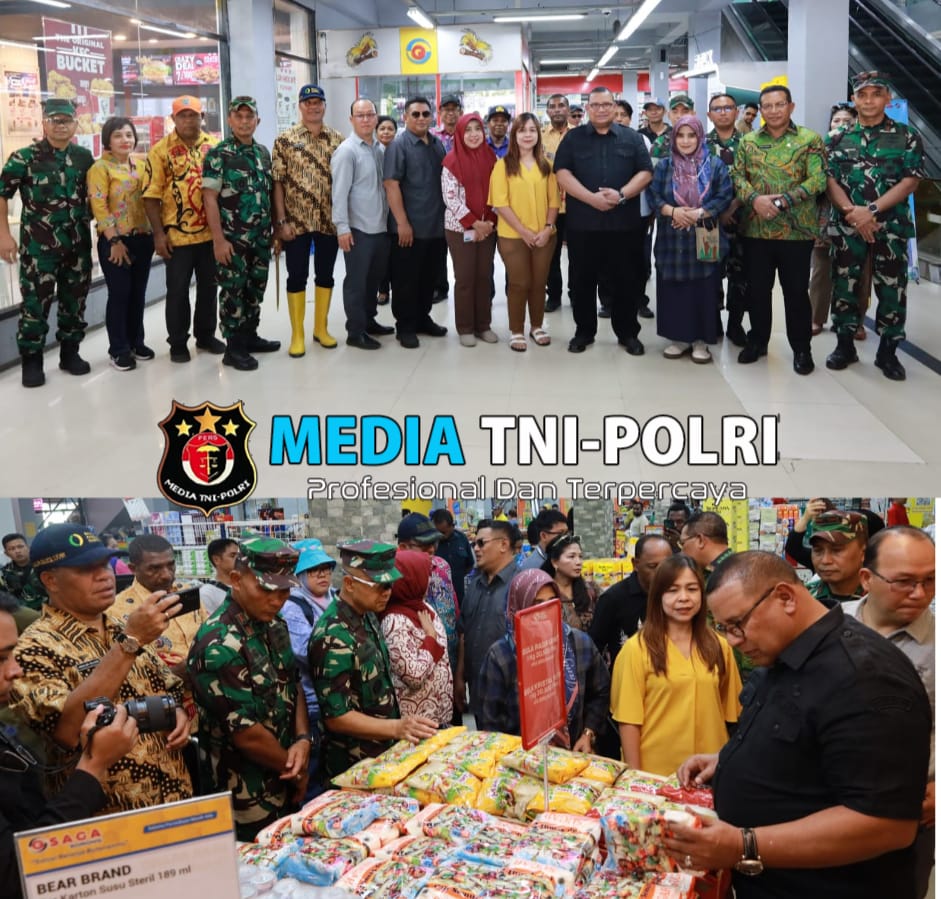 Danlantamal XIV, Ikut Dampingi Pj Gubernur Papua Barat Daya Tinjau Harga Pangan