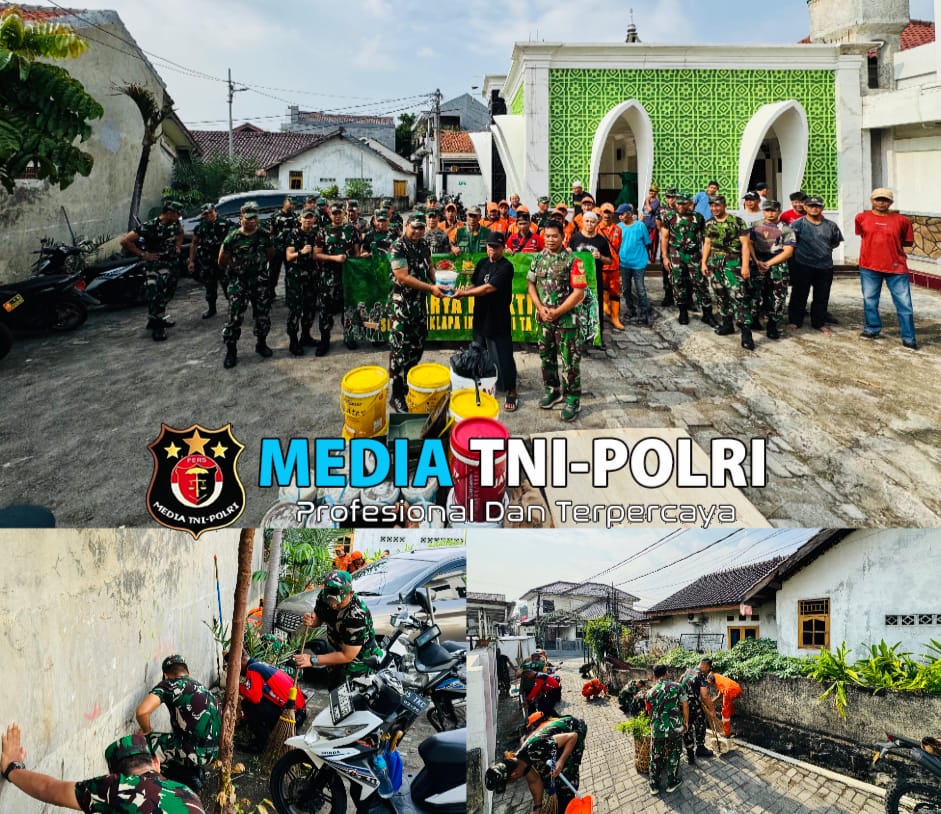 Siswa Diklapa Kecabangan Infanteri 2024 Gelar Karya Bakti di Rumah Ibadah