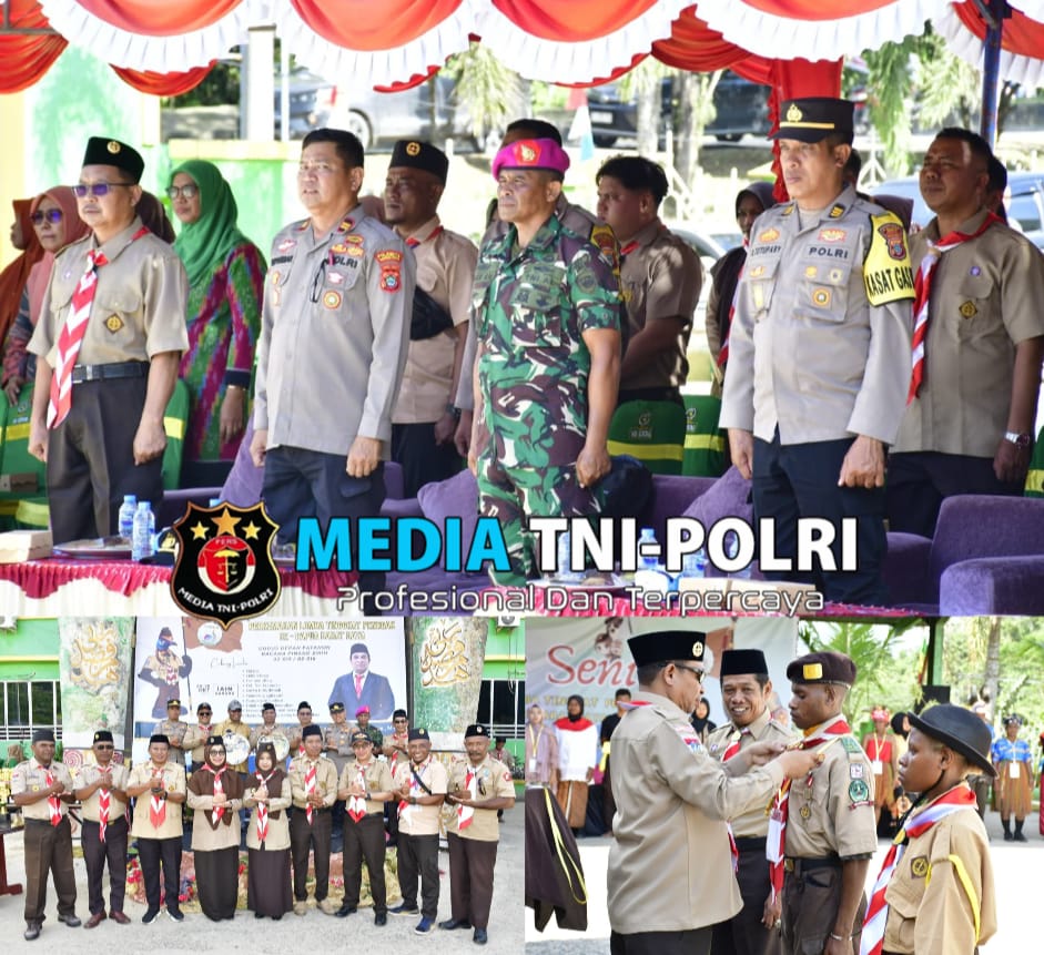 Pasmar 3 Hadiri Pembukaan Lomba Perkemahan Tingkat Penegak Se-Papua Barat Daya