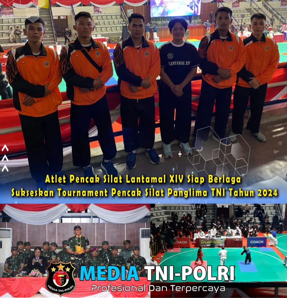 Atlet Pencak Silat Lantamal XIV Siap Berlaga, Sukseskan Tournament Pencak Silat Panglima TNI Tahun 2024