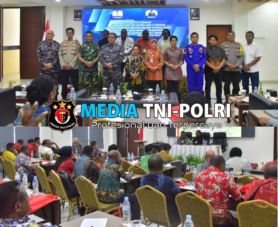 Asintel Danpasmar 3 Hadiri Rakor Kesiapan Pilgub dan Wagub Provinsi Papua Barat Daya