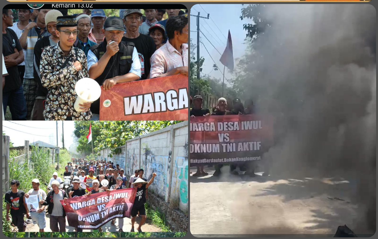 Polsek Parung Bersama Instansi Terkait Tangani Cepat Adanya Kegiatan Aksi Spontan Tanpa Pemberitahuan Kepada Polsek Parung Oleh Forum Jejaka Pimpinan Ust. Jarkasi