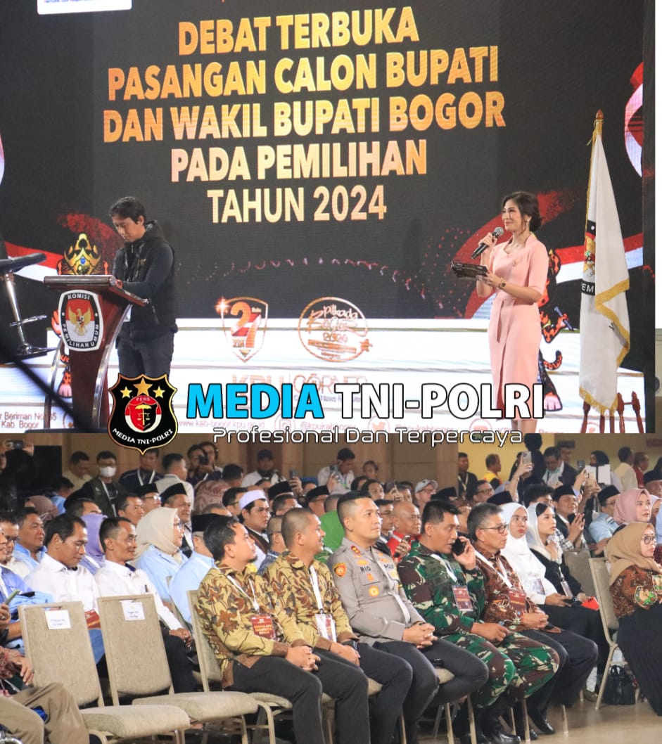 Kapolres Bogor Pimpin Pengamanan Debat Publik Perdana Calon Bupati dan Wakil Bupati Bogor 2024