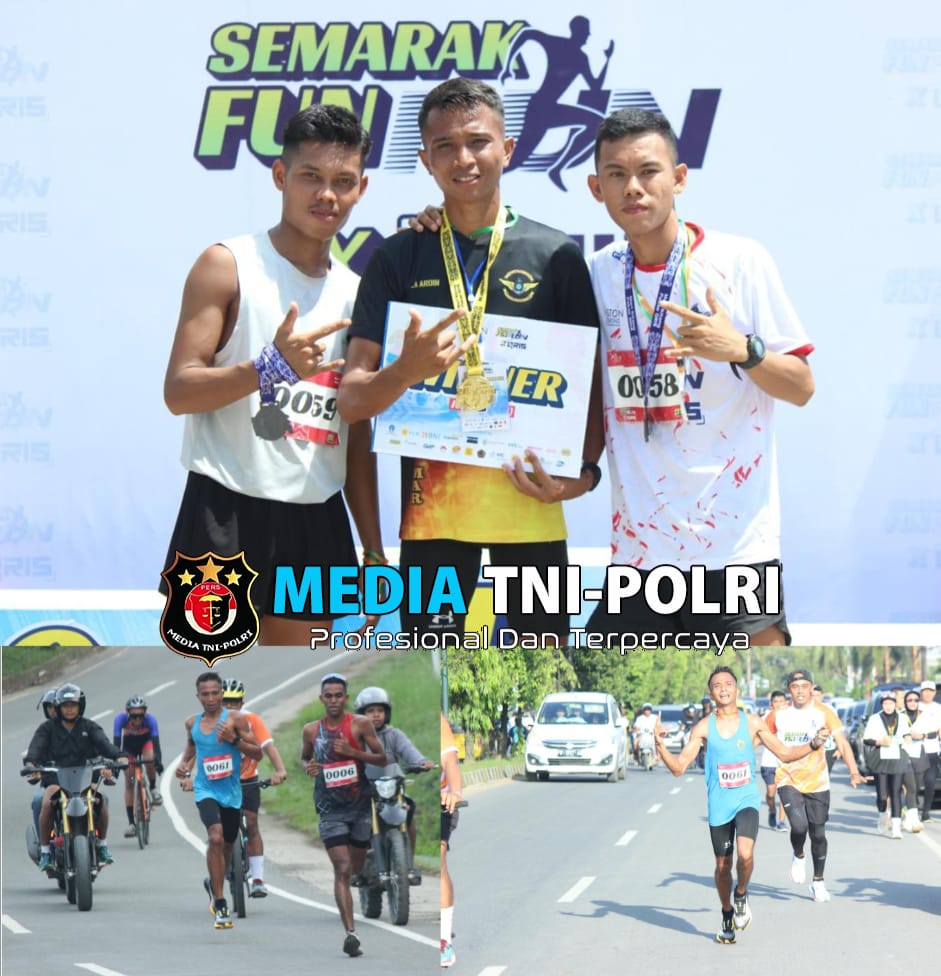 Atlet Lari Pasmar 3 Raih Juara Umum Pada Event Half Marathon 21K Tahun 2024