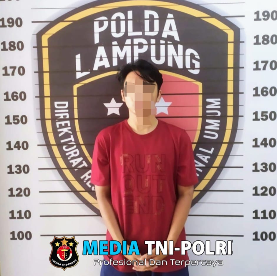 Pria Asal Cianjur Ditangkap Polda Lampung Bawa Kabur Remaja tanpa Izin Orang Tua