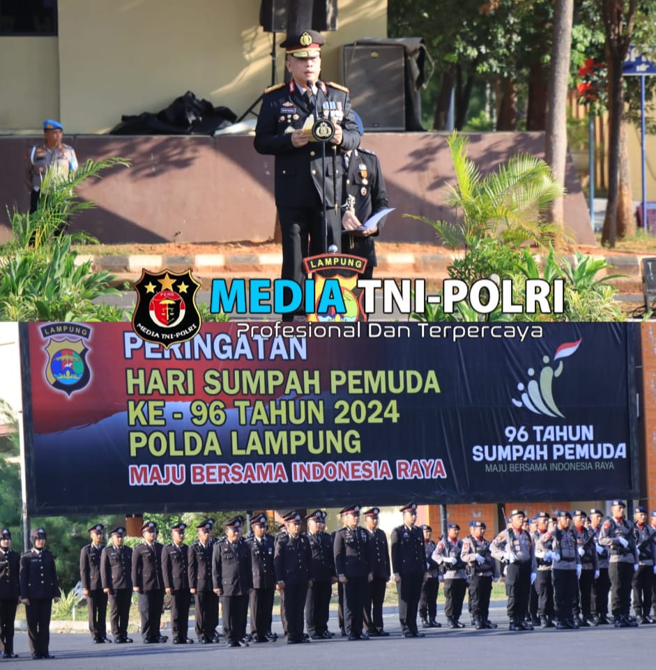 Hari Sumpah Pemuda, Kapolda Lampung Sebut Pemuda Berperan Penting dalam Pembangunan