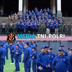 Retreat Kabinet Merah Putih, Kompak Mengenakan Seragam Training Berwarna Biru Saat Senam Bersama Presiden Prabowo Subianto