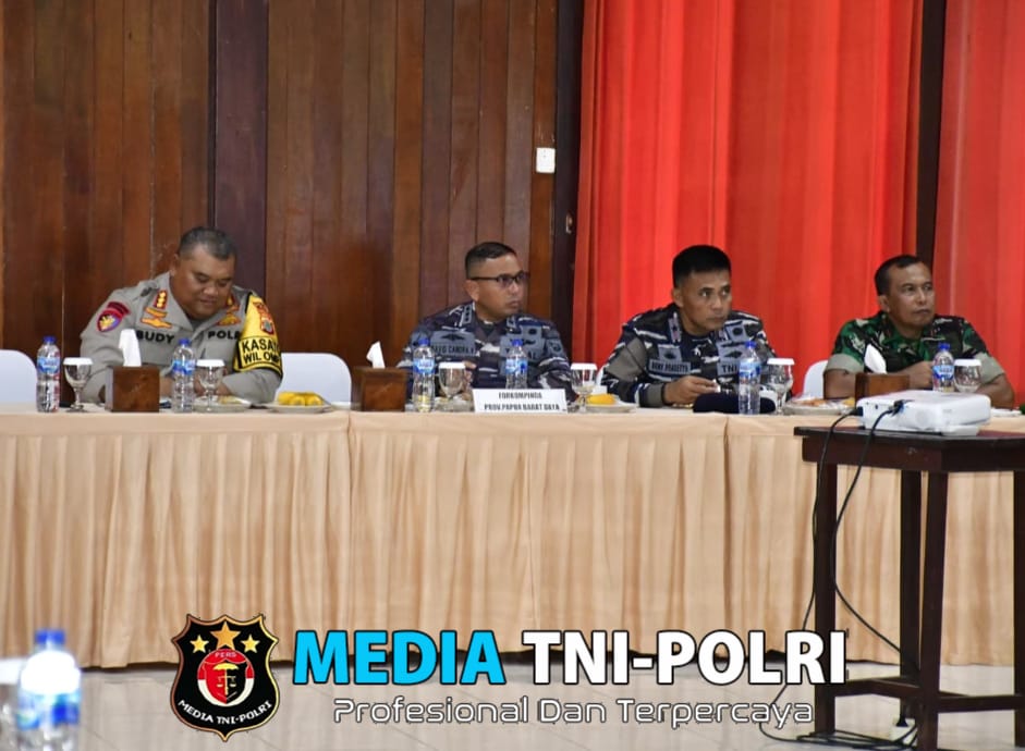 Wadan Pasmar 3 Ikuti Rakor Forum Koordinasi Pimpinan Daerah Dan Kepala Daerah Se-Provinsi Papua Barat Daya Tahun 2024