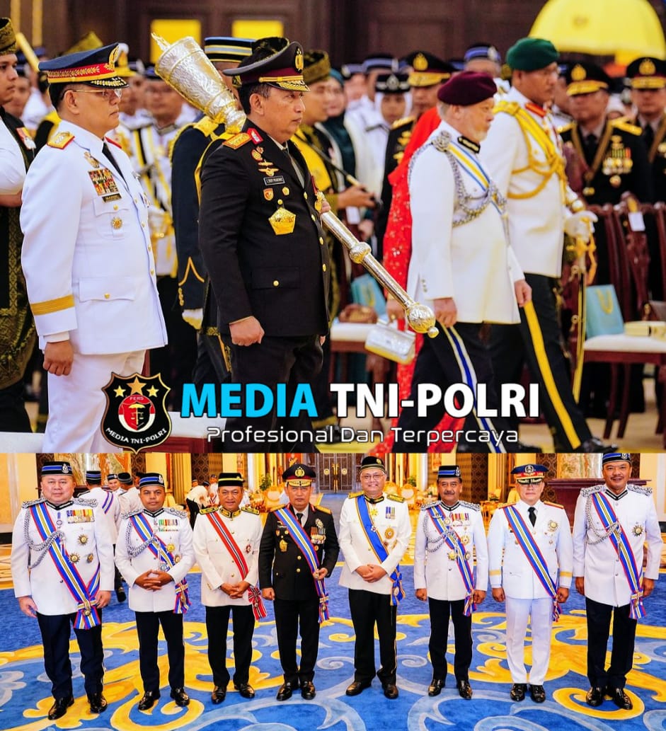 Kapolri Dapat Gelar Panglima Gagah Pasukan Polis Dari Kerajaan Malaysia