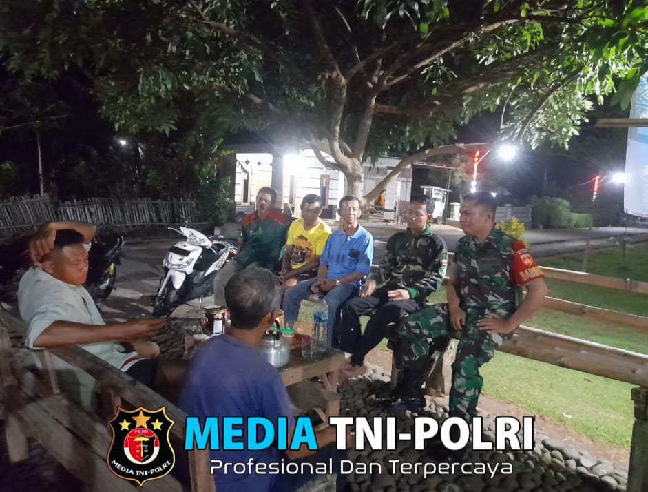Babinsa Pojok Ingatkan Warga Waspada Gangguan Kamtipmas