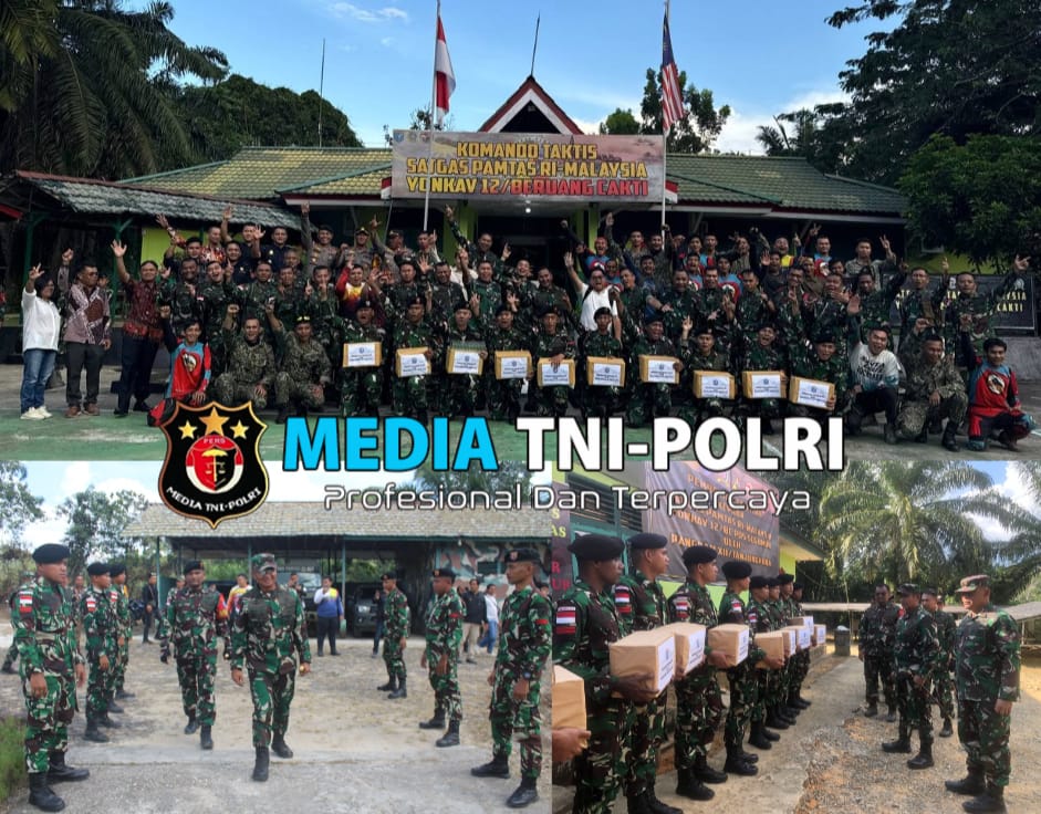 Pangdam XII/Tpr Kunjungi Pos Satgas Pamtas Sektor Barat Yonkav 12/BC di Perbatasan RI-Mly
