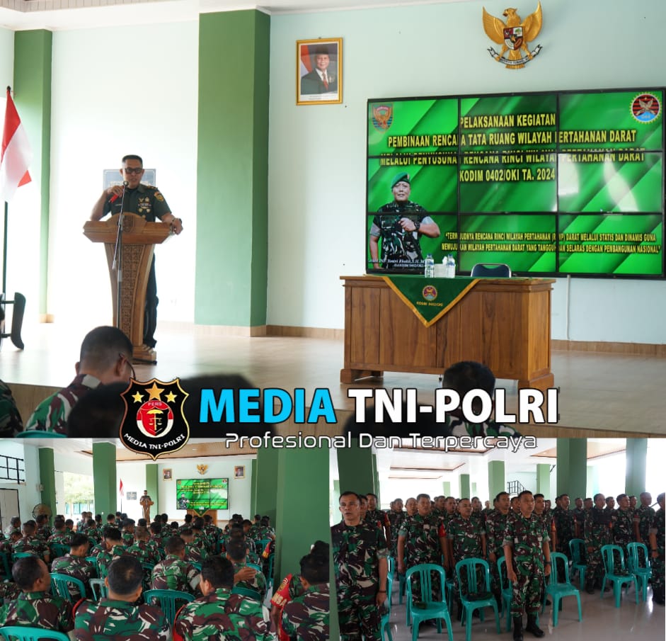 Tingkatkan Pertahanan Darat, Ini Yang Dilakukan Kodim 0402/OKI