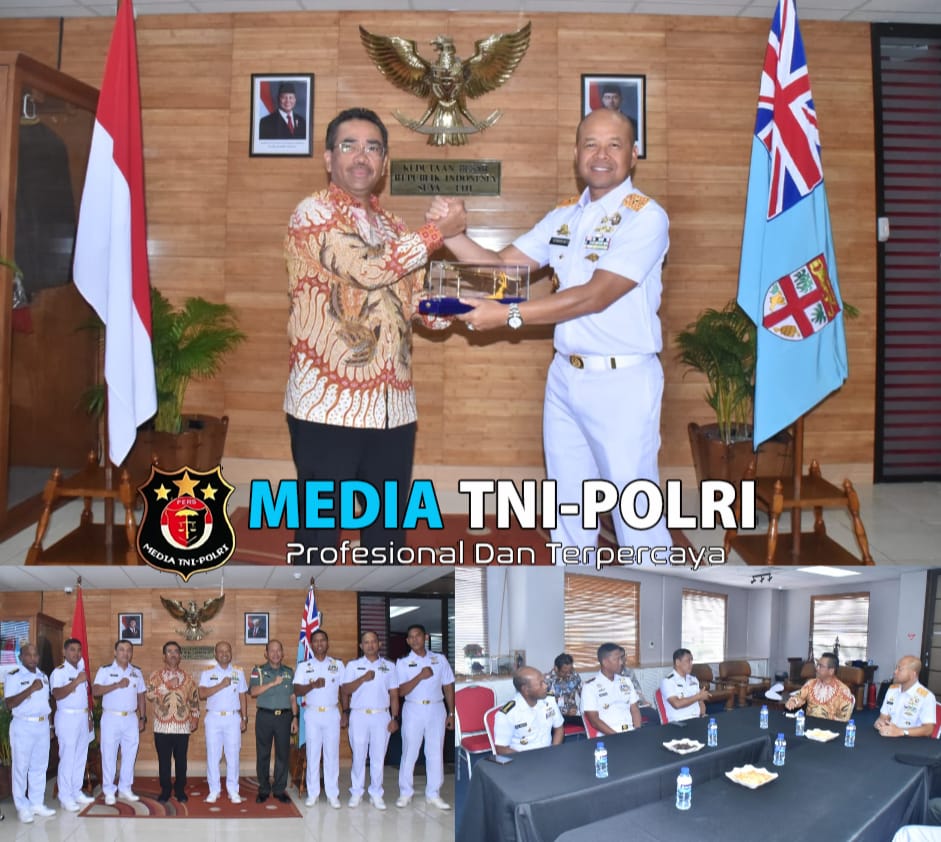 Kas Koarmada III Laksanakan Courtesy Call ke- Kedutaan RI di Fiji