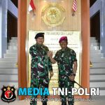 Jelang Akhir Tugasnya, Komandan Pasmar 3 Laksanakan Silaturahmi Ke Pangkoarmada III