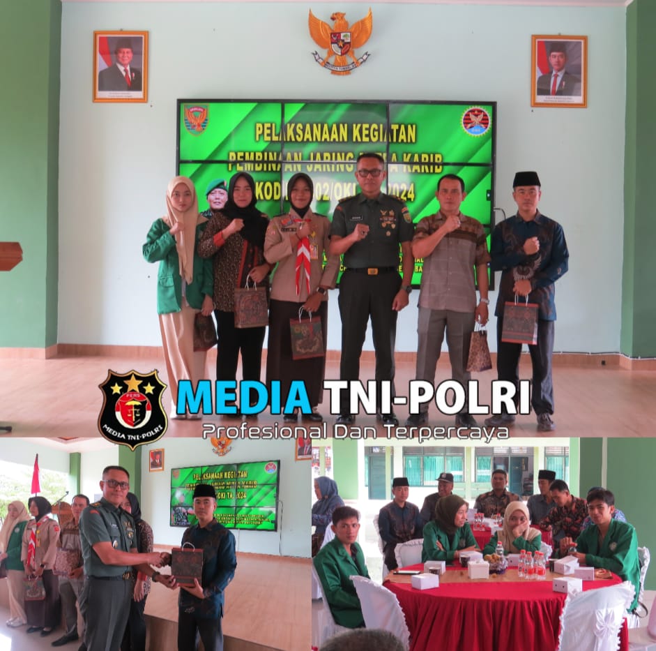 Jalin Silaturahmi, Kodim 0402/OKI Laksanakan Pembinaan Dengan Mitra Karib