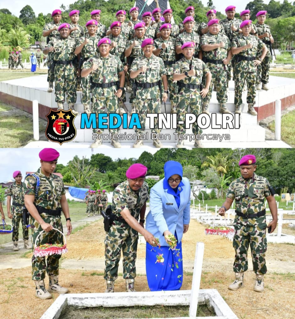 Sambut HUT Korps Marinir, Pasmar 3 Laksanakan Ziarah dan Tabur Bunga
