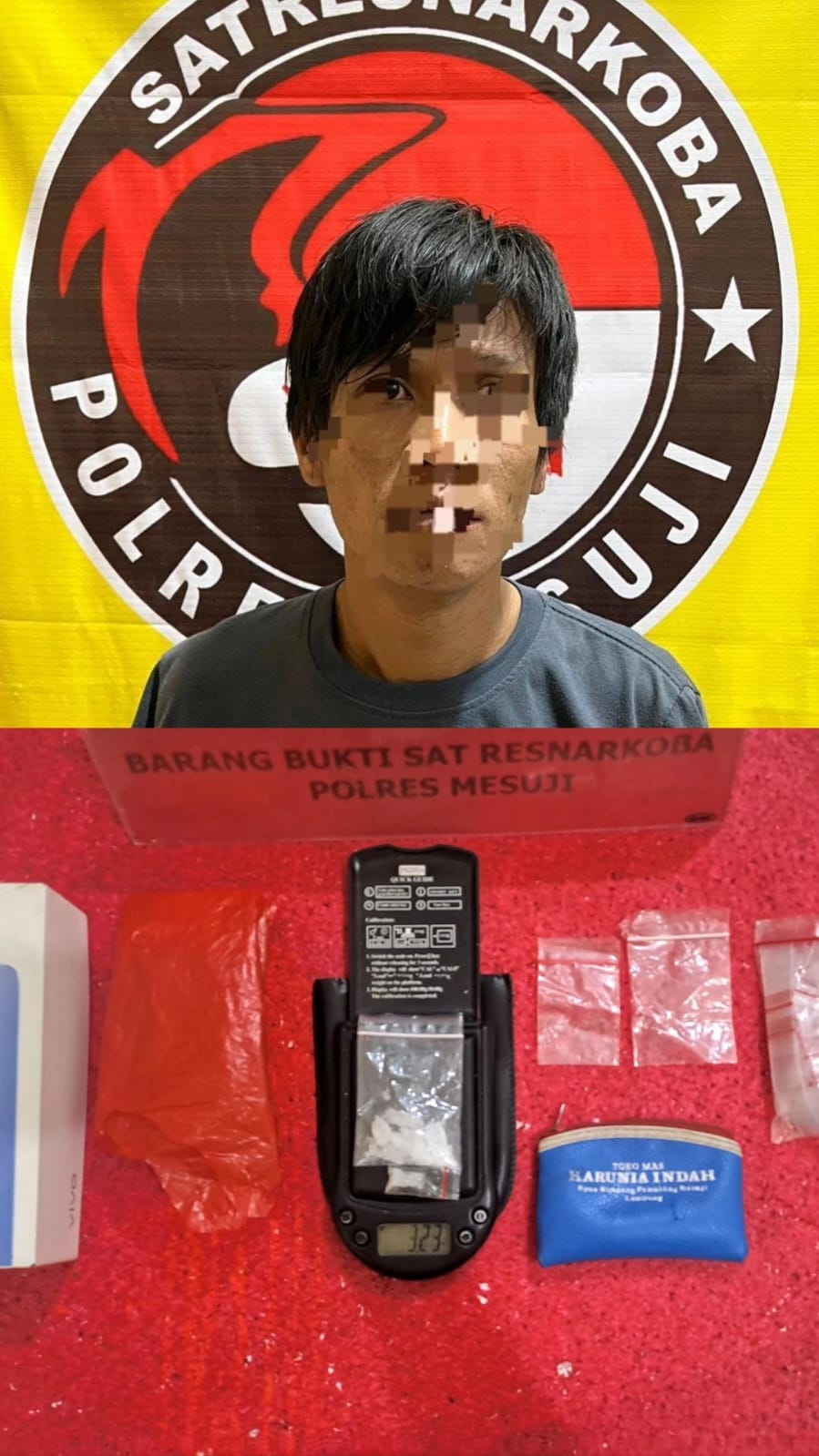 Program Asta Cita Oleh Presiden RI Berantas Narkoba, Polres Mesuji Kembali Menggerebek Rumah Pengedar Narkoba