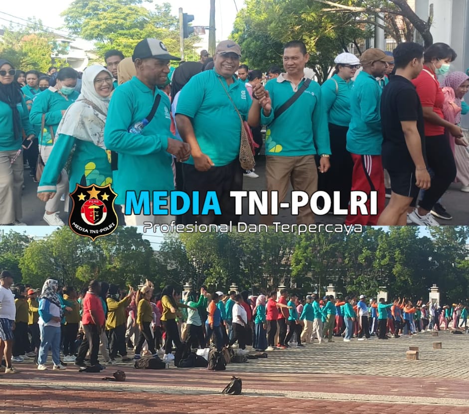 Jelang Hari Kesehatan Nasional, Dinas Kesehatan Kota Sorong Laksanakan Olahraga Jalan Santai