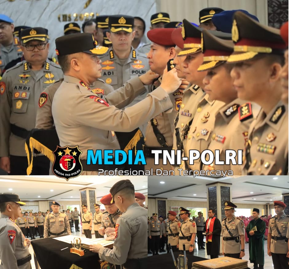 Kapolda Lampung Pimpin Sertijab Pejabat Utama Polda