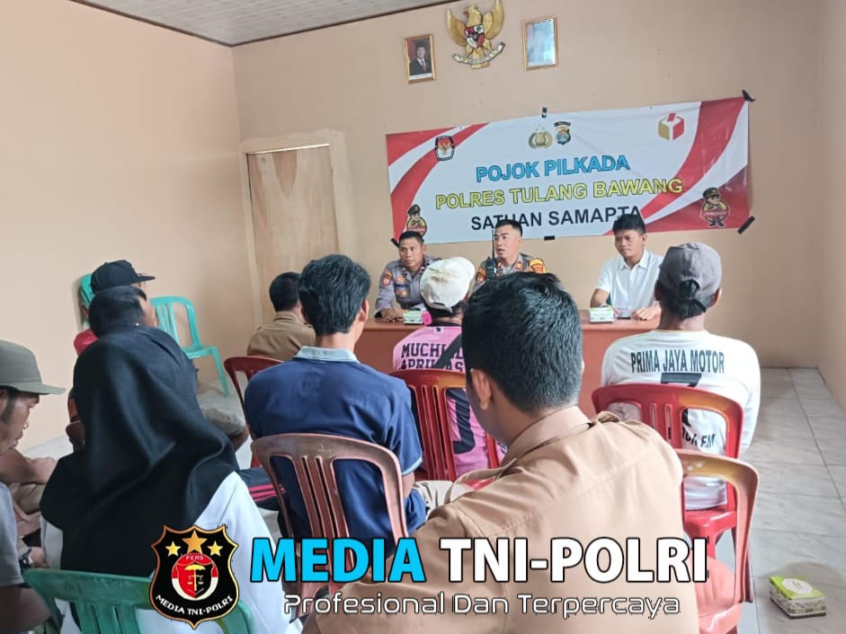 Polres Tulang Bawang Bentuk “Pojok Pilkada” Demi Pilkada 2024 Aman dan Kondusif