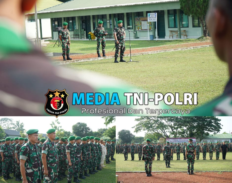 Laksanakan Apel Luar Biasa, Dandim 0402/OKI Berikan Penekanan Kepada Anggota