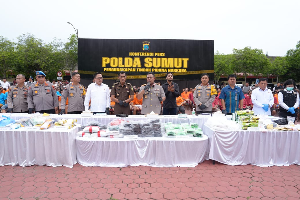 100 Hari Kerja Kapolda Sumut, Trend Angka Kejahatan Turun