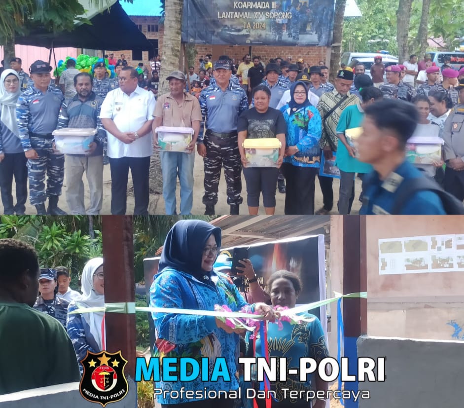 Upacara Penutupan Satgas Operasi Teritorial TNI T.A 2024 di Sorong