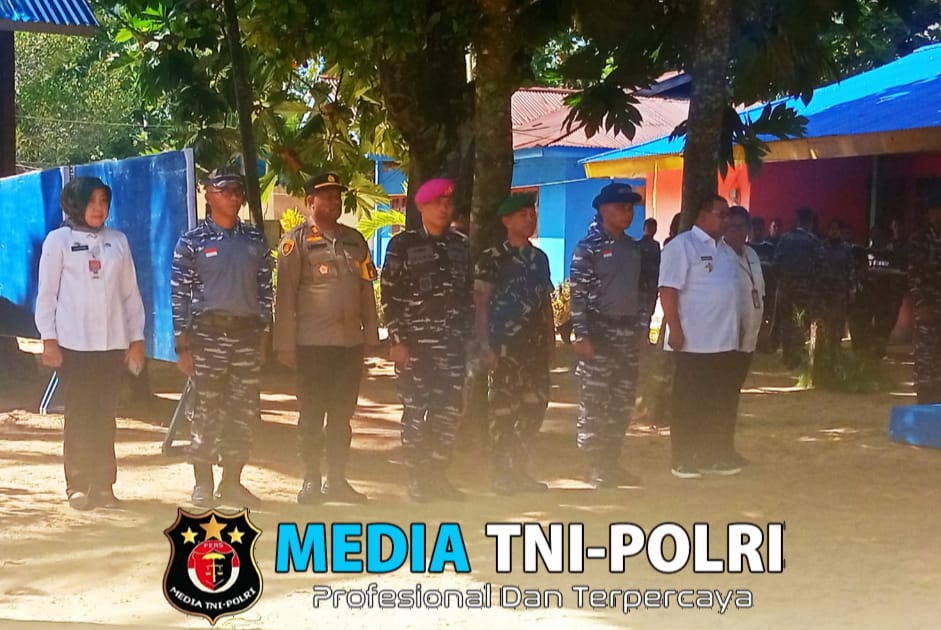 Danyonmarhanlan XIV Hadiri Upacara Penutupan Satgas Operasi Teritorial TNI T.A 2024 di Sorong