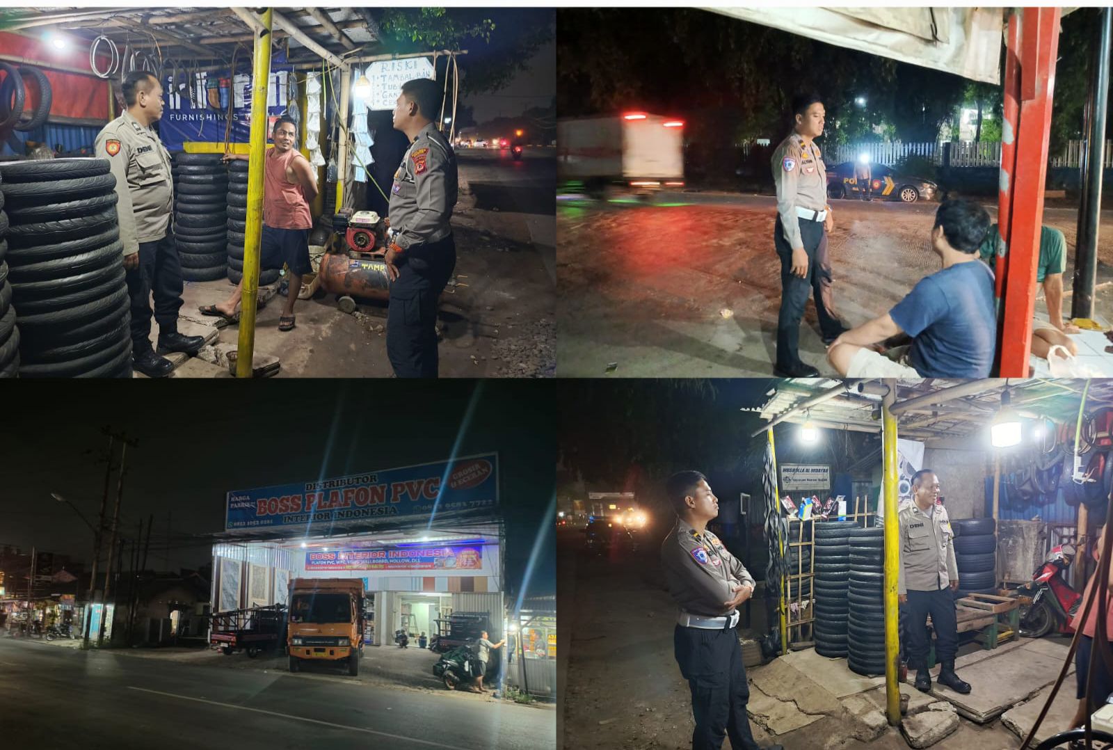 Polsek Cileungsi Tindak Lanjuti Cek Lokasi TKP dan Lakukan Investigasi Penyelidikan Terkait Video Viral Adanya Aksi Tawuran Remaja di Jalan Raya Narogong Limusnunggal Cileungsi