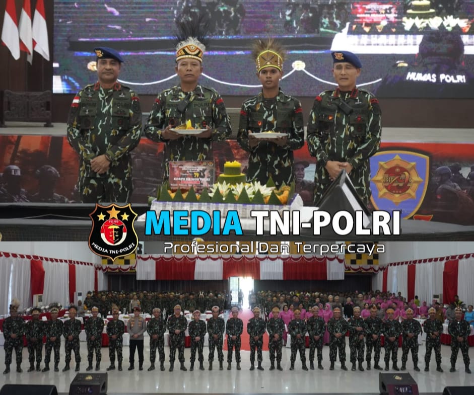 Polda Papua Barat Gelar Syukuran HUT Brimob ke-79