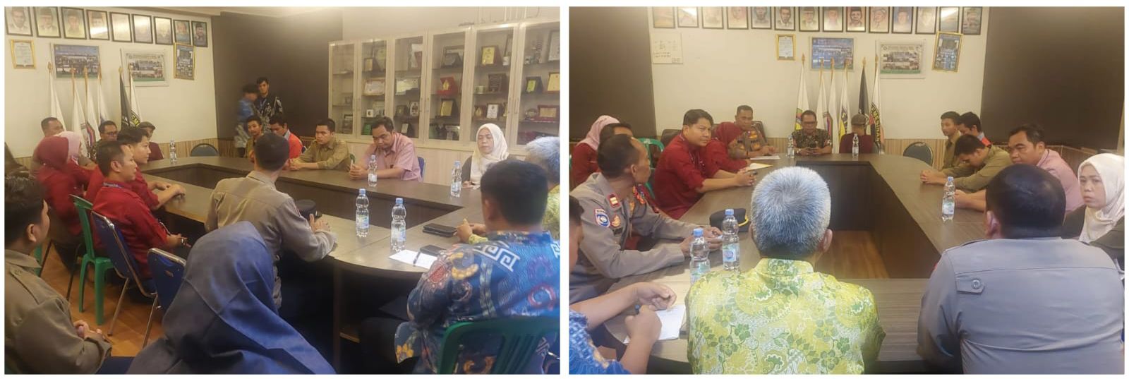 Polsek Cileungsi Gerak Cepat ke Lkasi TKP dan Memfasilitasi Pertemuan Antar Kedua Pihak Ssekolah, Adanya AksiTawuran yang Viiral di Wilayah Limusnunggal Cileungsi